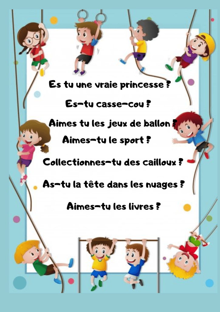 Jeux des questions